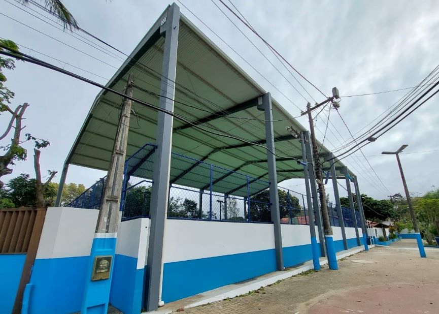 Prefeitura inaugura quadra poliesportiva reformada em Mar do Norte