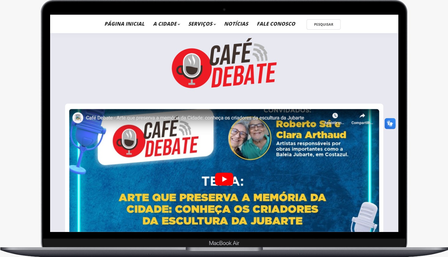 Podcast Café Debate ganha página no portal da Prefeitura de Rio das Ostras