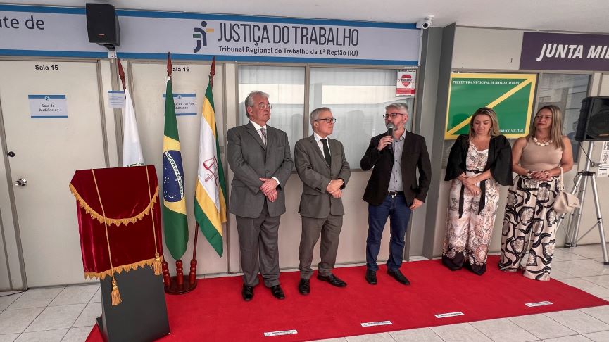 Serviço de Justiça Itinerante do Tribunal Regional do Trabalho é inaugurado em Rio das Ostras