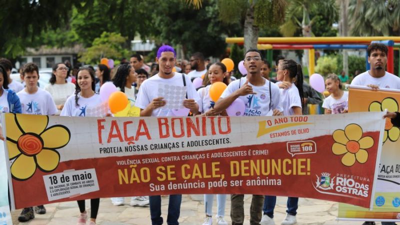 Rio das Ostras realiza programação “Faça Bonito” em combate à exploração sexual infantil