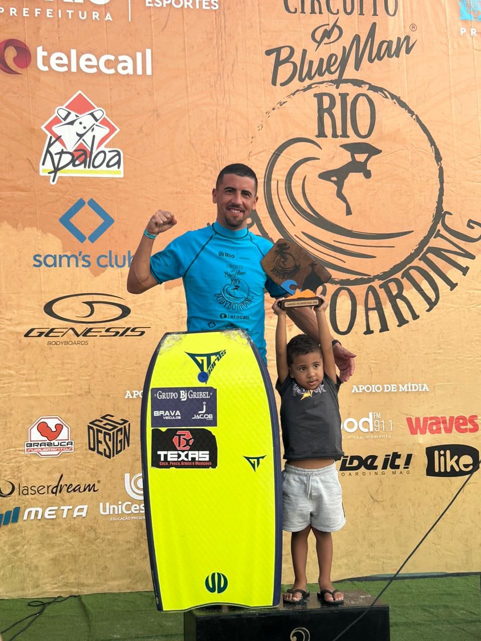 Atletas de Rio das Ostras se destacam no Circuito Carioca de Bodyboarding