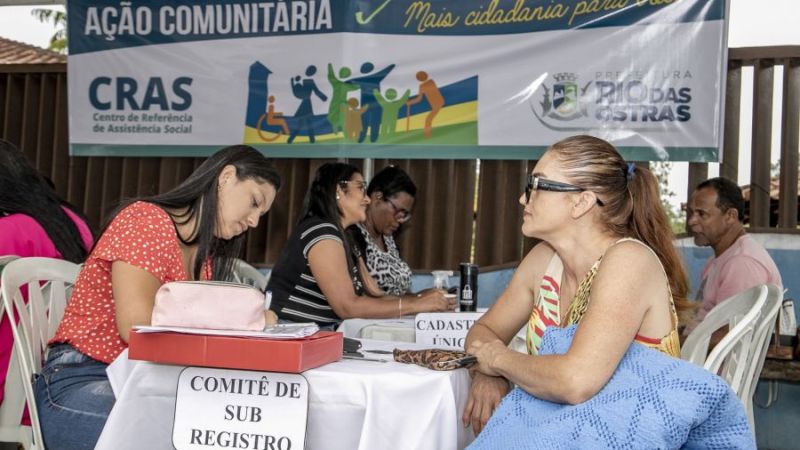 Ação Comunitária de Cidade Beira-Mar leva serviços gratuitos ao Cras Sul