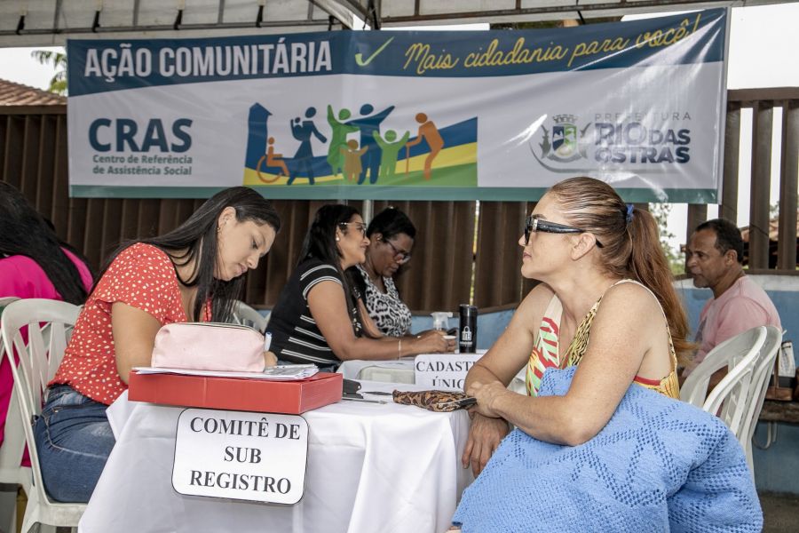 Ação Comunitária de Cidade Beira-Mar leva serviços gratuitos ao Cras Sul