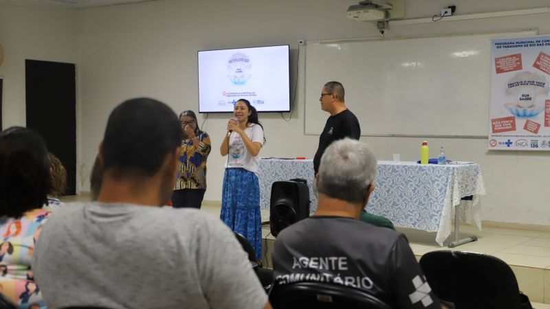 Rio das Ostras capacita profissionais de saúde para ampliar tratamento do tabagismo