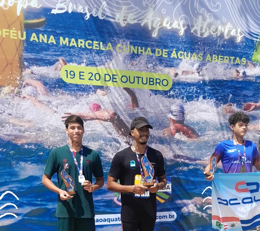 Nadador do Bolsa Atleta de Rio das Ostras vence duas provas da Copa Brasil