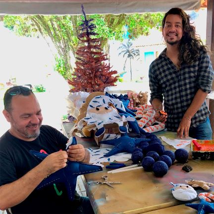 Casa de Cultura se prepara para virar a Casa de Praia do Papai Noel