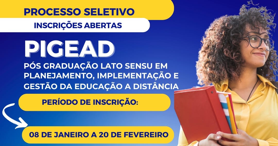 Abertas inscrições para Pós-graduação gratuita em Gestão da Educação a Distância