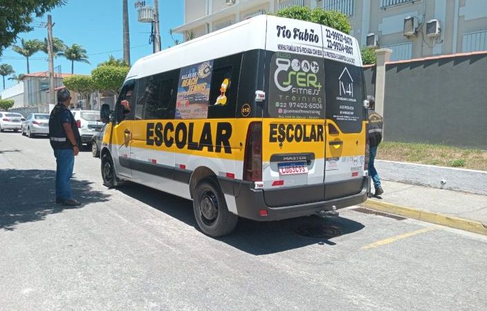 Fiscalização de transporte escolar é intensificada em Rio das Ostras