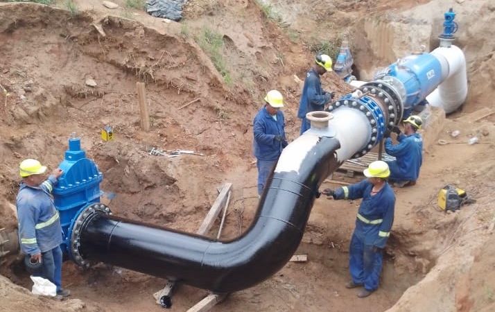 Obras de nova estação de bombeamento de água em Rio das Ostras chega à fase final pela Rio+Saneamento